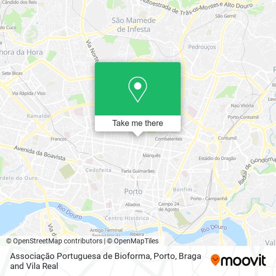 Associação Portuguesa de Bioforma mapa