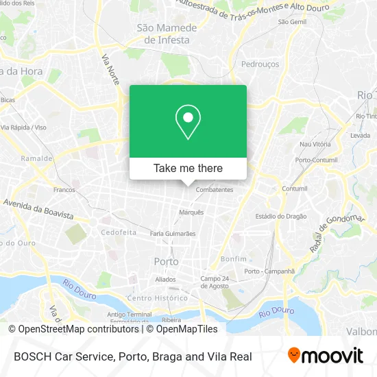 BOSCH Car Service map