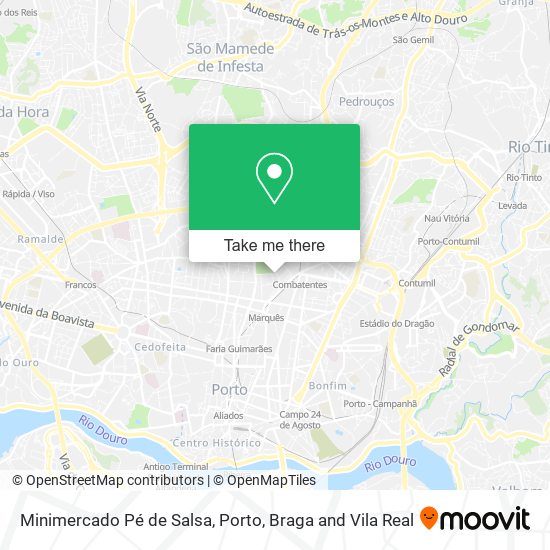 Minimercado Pé de Salsa map