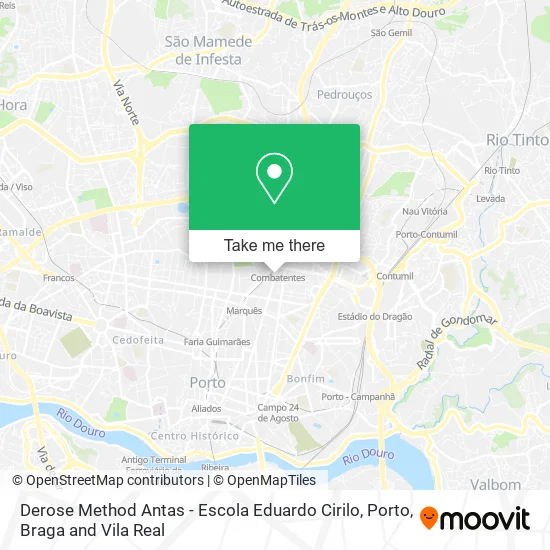 Derose Method Antas - Escola Eduardo Cirilo map