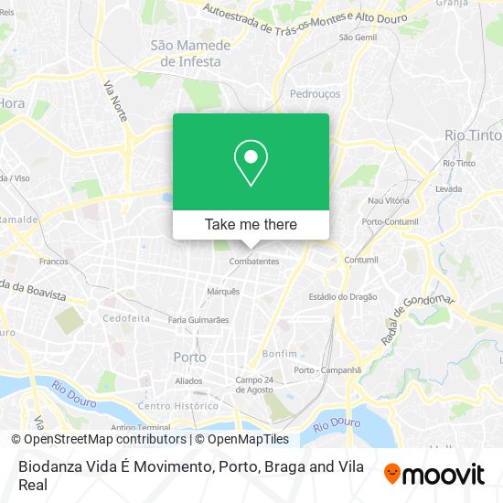 Biodanza Vida É Movimento map