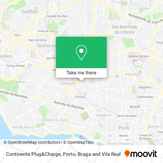 Continente Plug&Charge map