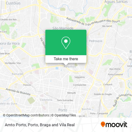 Amto Porto map