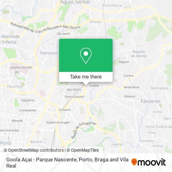 Goola Açaí - Parque Nascente mapa