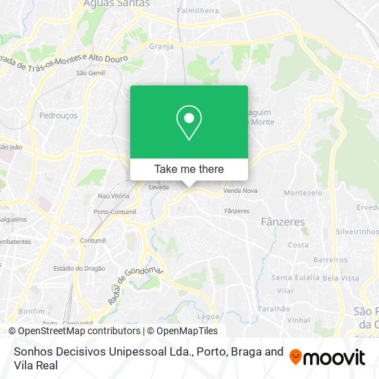 Sonhos Decisivos Unipessoal Lda. mapa