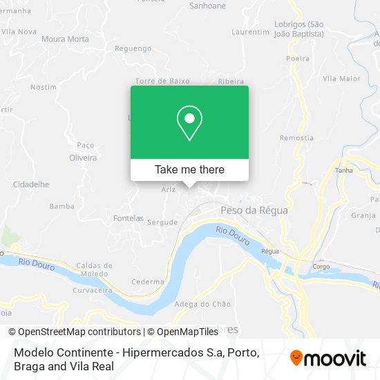 Modelo Continente - Hipermercados S.a map