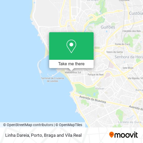 Linha Dareia map