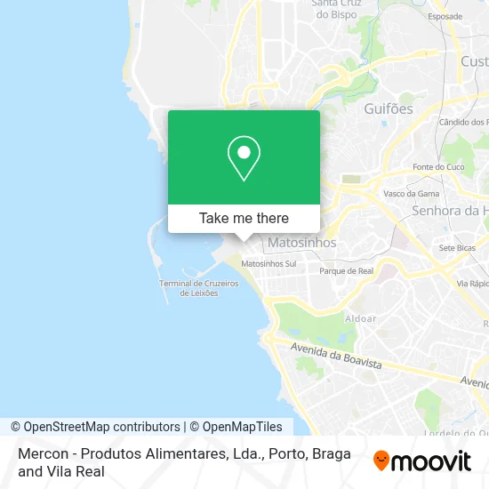 Mercon - Produtos Alimentares, Lda. map