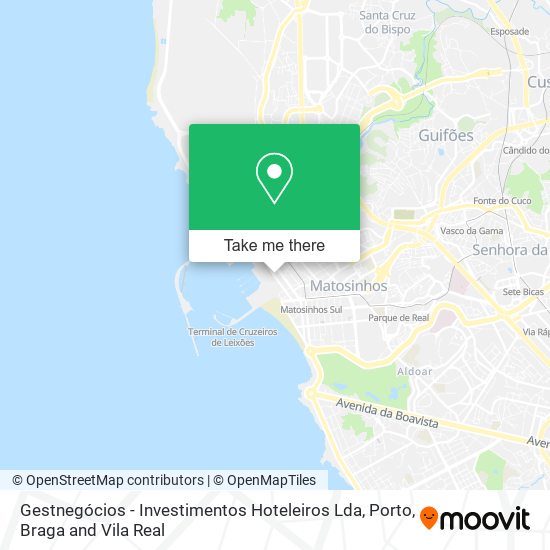 Gestnegócios - Investimentos Hoteleiros Lda mapa