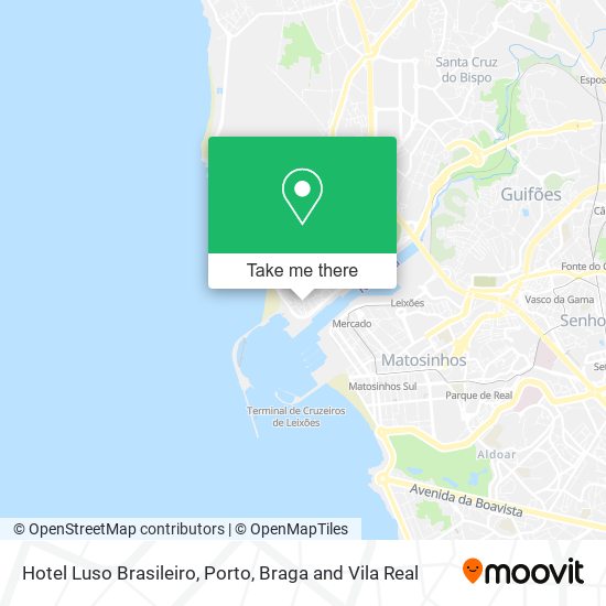 Hotel Luso Brasileiro mapa