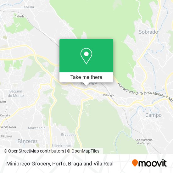 Minipreço Grocery mapa