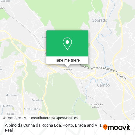 Albino da Cunha da Rocha Lda mapa