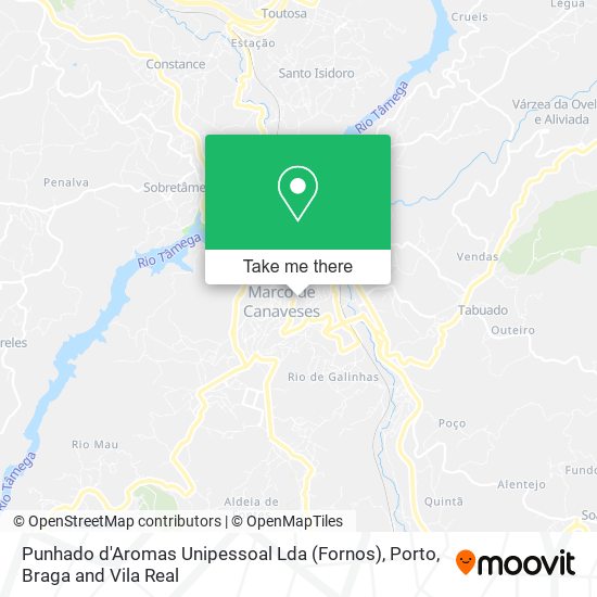 Punhado d'Aromas Unipessoal Lda (Fornos) mapa
