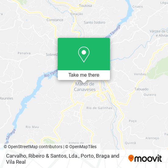 Carvalho, Ribeiro & Santos, Lda. mapa