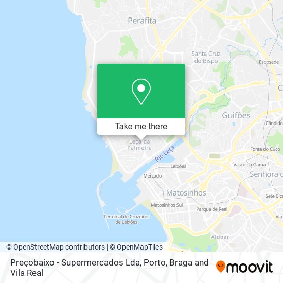 Preçobaixo - Supermercados Lda mapa