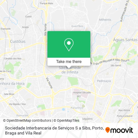 Sociedade Interbancaria de Serviços S a Sibs map