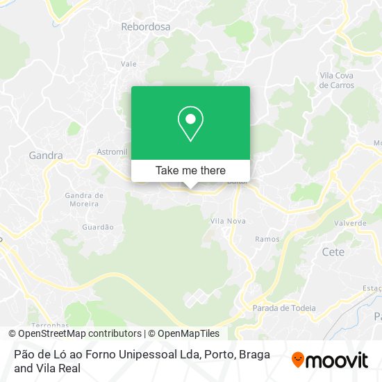 Pão de Ló ao Forno Unipessoal Lda mapa