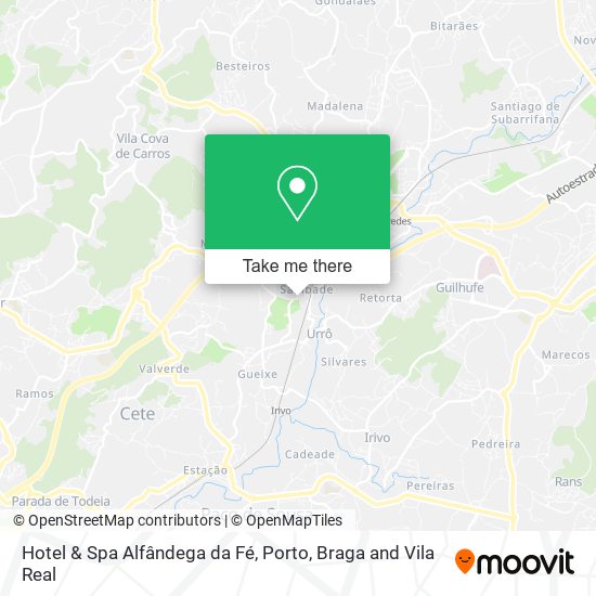 Hotel & Spa Alfândega da Fé map