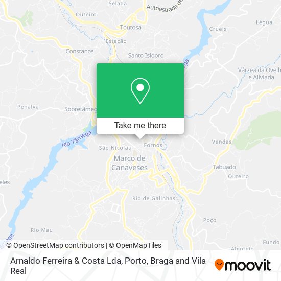 Arnaldo Ferreira & Costa Lda mapa