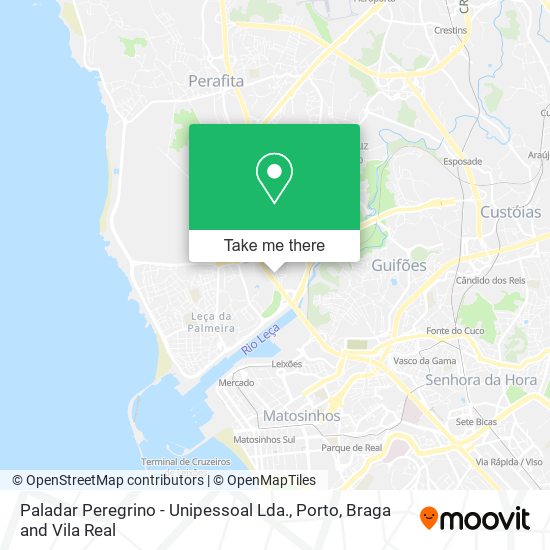 Paladar Peregrino - Unipessoal Lda. mapa