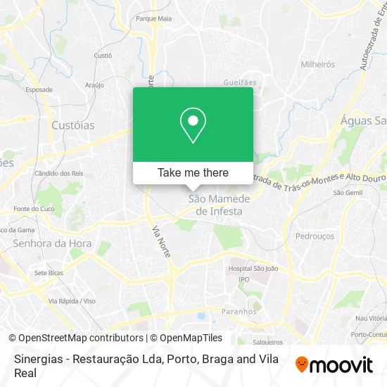 Sinergias - Restauração Lda map