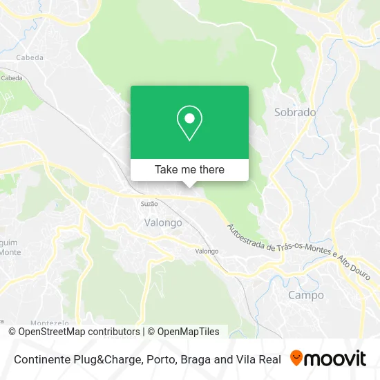Continente Plug&Charge map