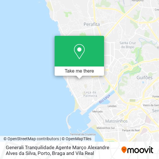 Generali Tranquilidade Agente Março Alexandre Alves da Silva mapa
