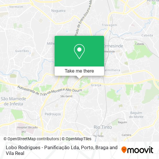 Lobo Rodrigues - Panificação Lda mapa