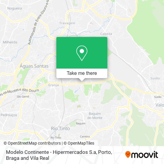 Modelo Continente - Hipermercados S.a mapa