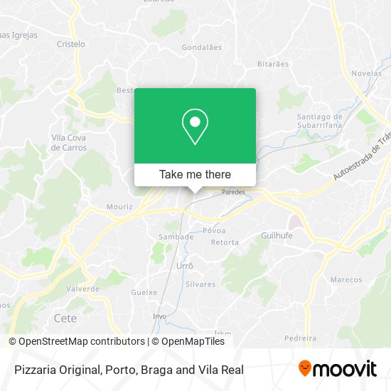 Pizzaria Original map