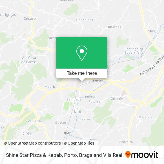 Shine Star Pizza & Kebab mapa