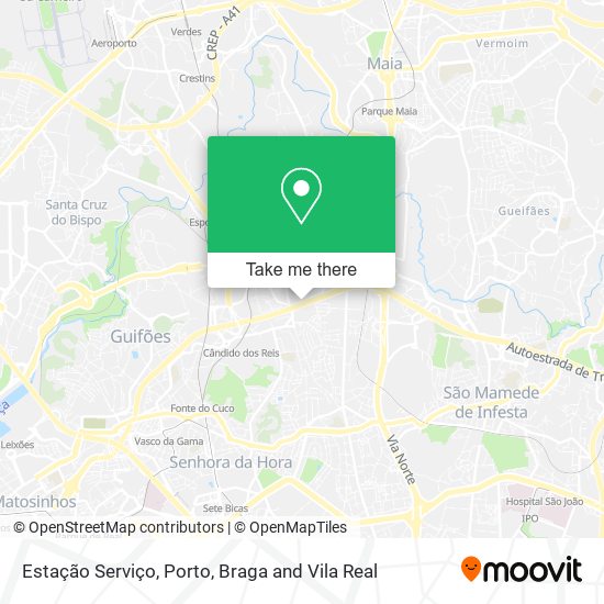 Estação Serviço map