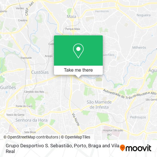 Grupo Desportivo S. Sebastião mapa