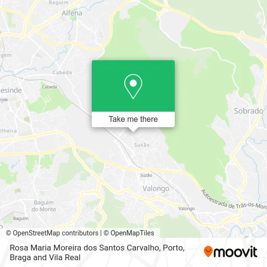 Rosa Maria Moreira dos Santos Carvalho map