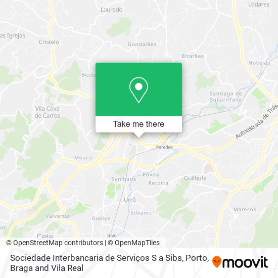 Sociedade Interbancaria de Serviços S a Sibs map