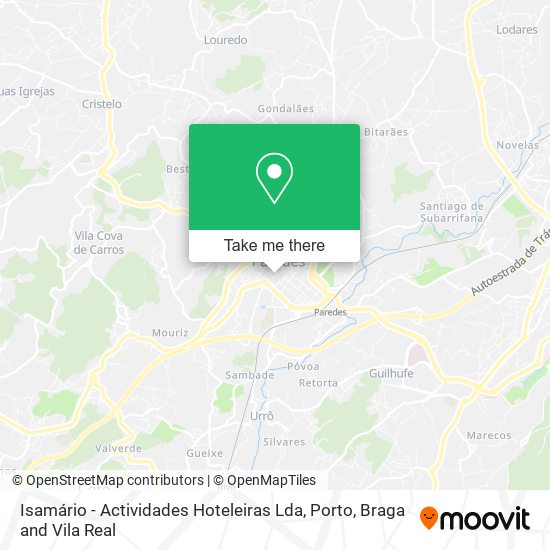 Isamário - Actividades Hoteleiras Lda mapa