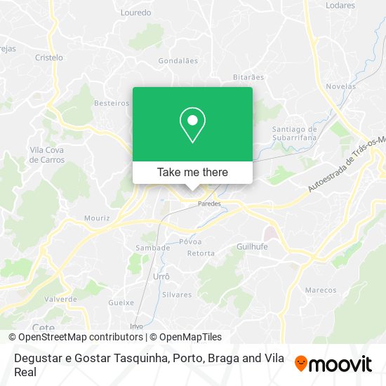 Degustar e Gostar Tasquinha map