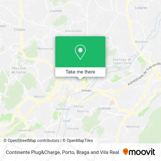 Continente Plug&Charge map