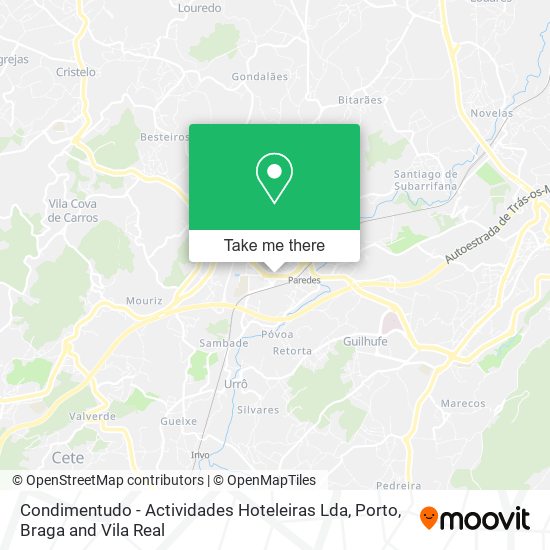 Condimentudo - Actividades Hoteleiras Lda map