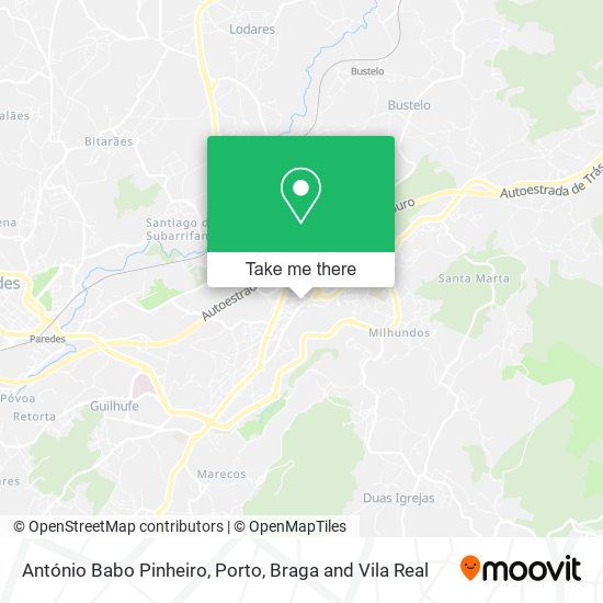 António Babo Pinheiro map