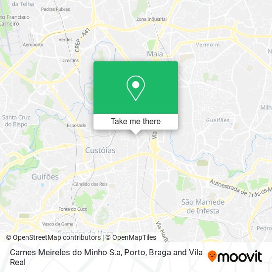 Carnes Meireles do Minho S.a map