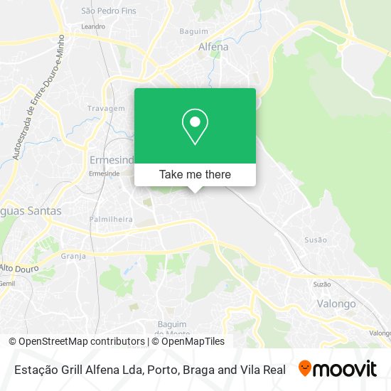 Estação Grill Alfena Lda map