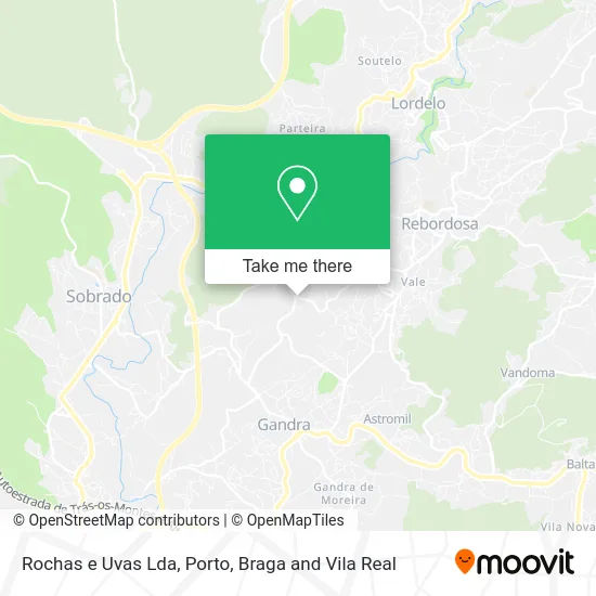 Rochas e Uvas Lda map