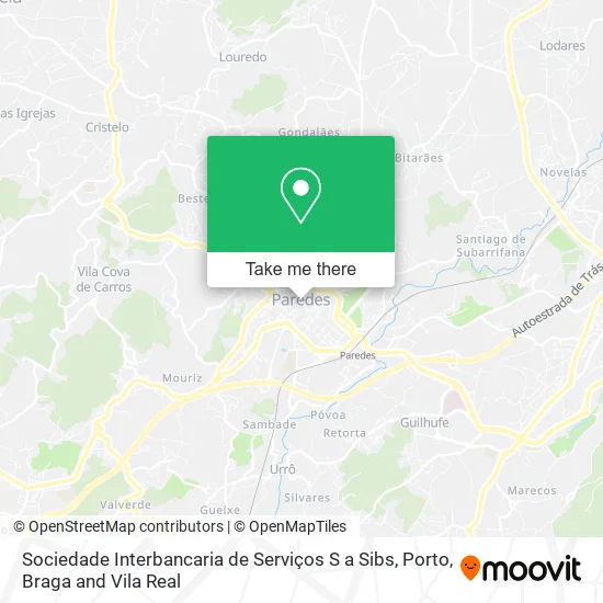 Sociedade Interbancaria de Serviços S a Sibs map