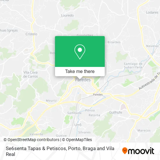 Se6senta Tapas & Petiscos map