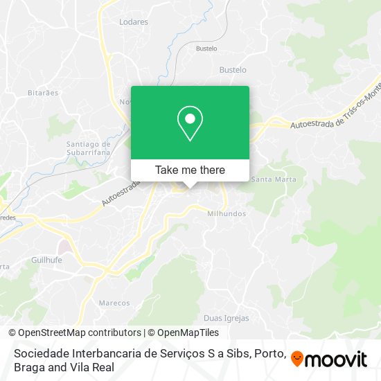 Sociedade Interbancaria de Serviços S a Sibs map