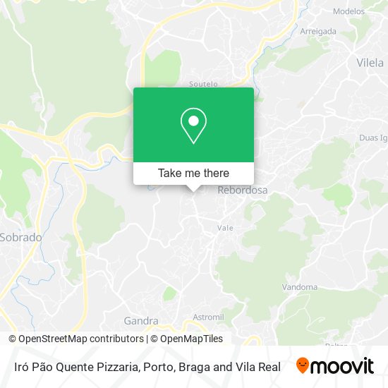 Iró Pão Quente Pizzaria map