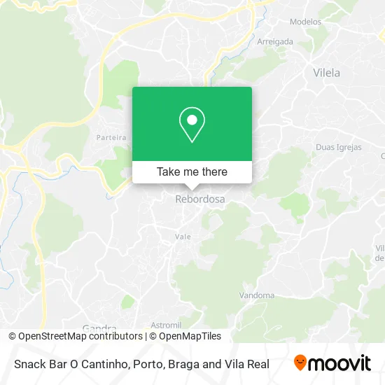 Snack Bar O Cantinho map