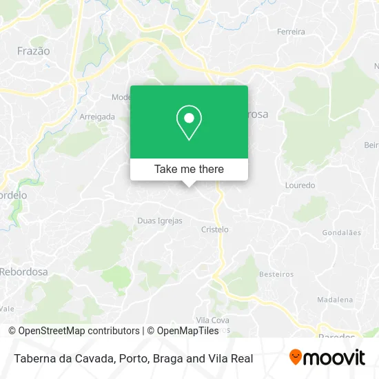 Taberna da Cavada map