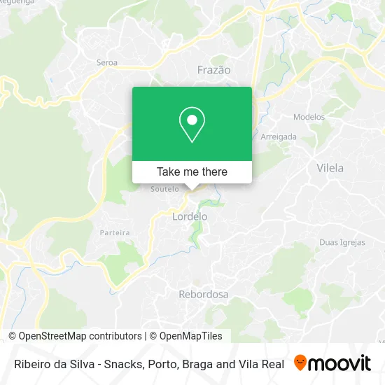 Ribeiro da Silva - Snacks map